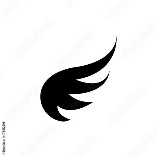 Wing illustration logo vector design