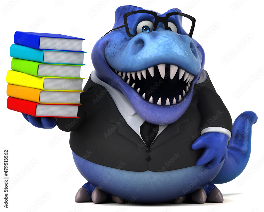 Fun Trex - 3D Illustration Fun Trex - 3D Illustration