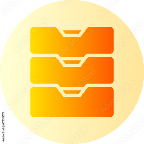 drawers gradient icon
