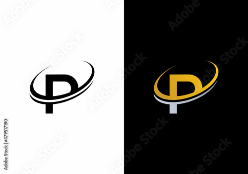 Simple Letter P Abstract Modern Logo And Icon Design Template Vector
