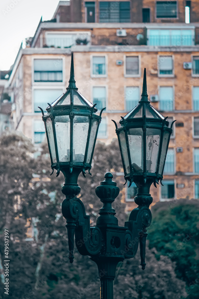 Elegant street lamps