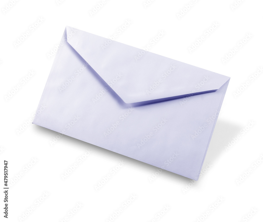 Sobre blanco sobre fondo blanco. White envelope on white background. Sobre blanco sobre fondo blanco. White envelope on white background.