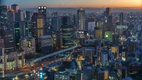 梅田夕景