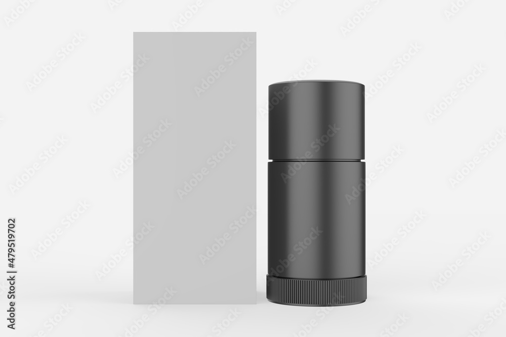 Plastic Deodorant Stick Mockup Isolated On White Background. 3d illustration Plastic Deodorant Stick Mockup Isolated On White Background. 3d illustration