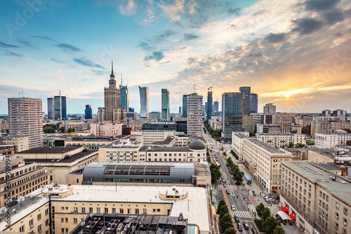 Warsaw, Poland panorama