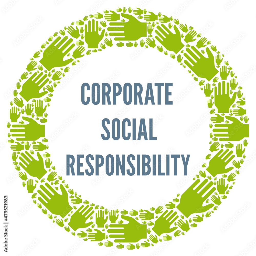 CSR corporate social responsibility symbol CSR corporate social responsibility symbol