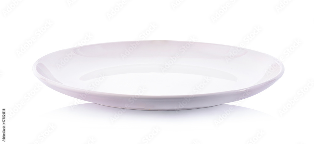 white plate on a white background with depth and contrast white plate on a white background with depth and contrast