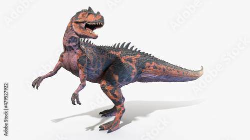 3d rendered illustration of an Allosaurus
