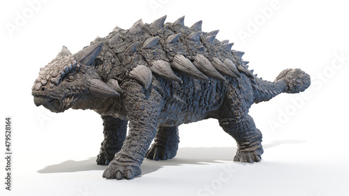 3d rendered illustration of an Ankylosaurus