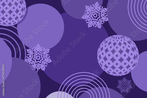 Purple Christmas background Violet Christmas