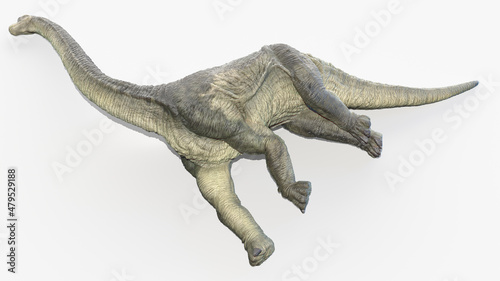 3d rendered illustration of a Brachiosaurus