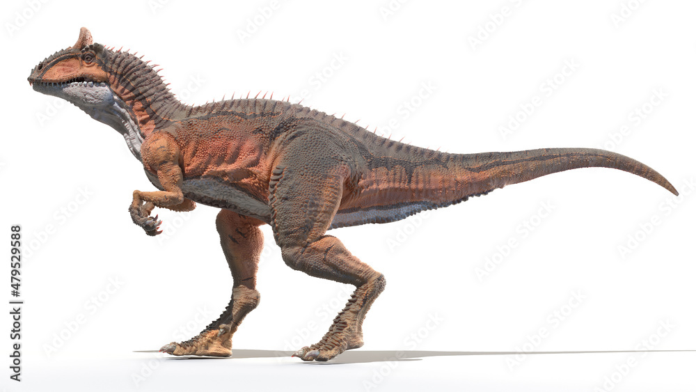 3d rendered illustration of a Cryolophosaurus 3d rendered illustration of a Cryolophosaurus