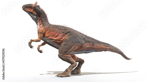 3d rendered illustration of a Cryolophosaurus