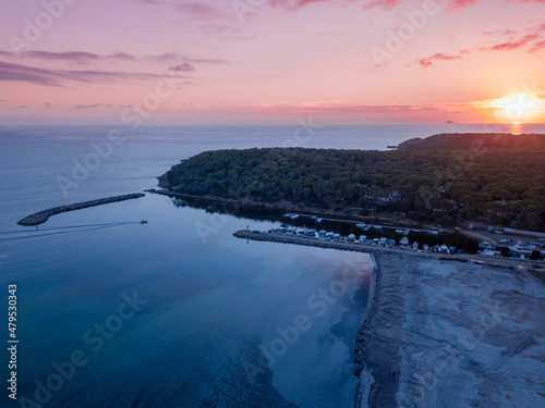 Sunset over Porto Pino