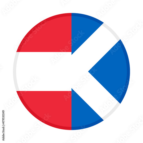 round icon with austria and scotland flags. vector illustration isolated on white background Free Download round icon with austria and scotland flags. vector illustration isolated on white background - GFXLoad