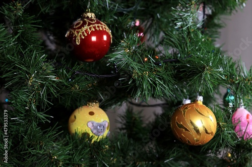 The decoration of the Chistmas tree is andispensable part of the New Year.s holiday and Chrictmas.