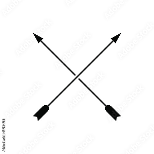 Arrow icon vector. onion illustration sign. hunting symbol. weapon logo.