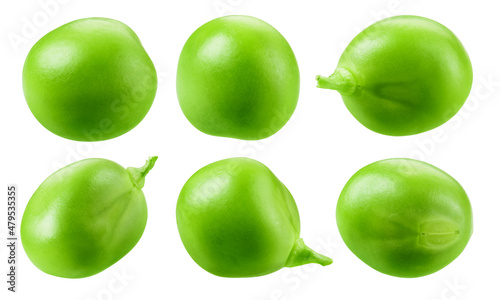 Obraz na płótnie Green peas isolated