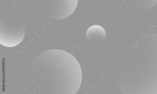 White circles gradient on gray abstract background. Modern graphic design element.