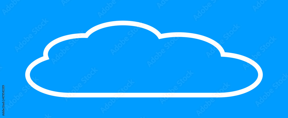 Cloud isolated on background. Cloud for web site, poster, placard and wallpaper. Creative modern concept. Cloud vector illustration Cloud isolated on background. Cloud for web site, poster, placard and wallpaper. Creative modern concept. Cloud vector illustration