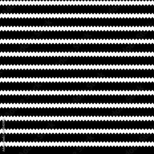 Zig zag texture with a seamless pattern..Universal delicate black and white background for graphic design.