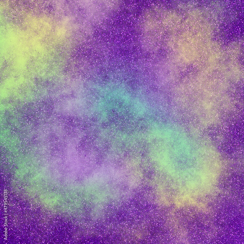 Fantasy bright modern galaxy background. Rainbow space abstract pattern