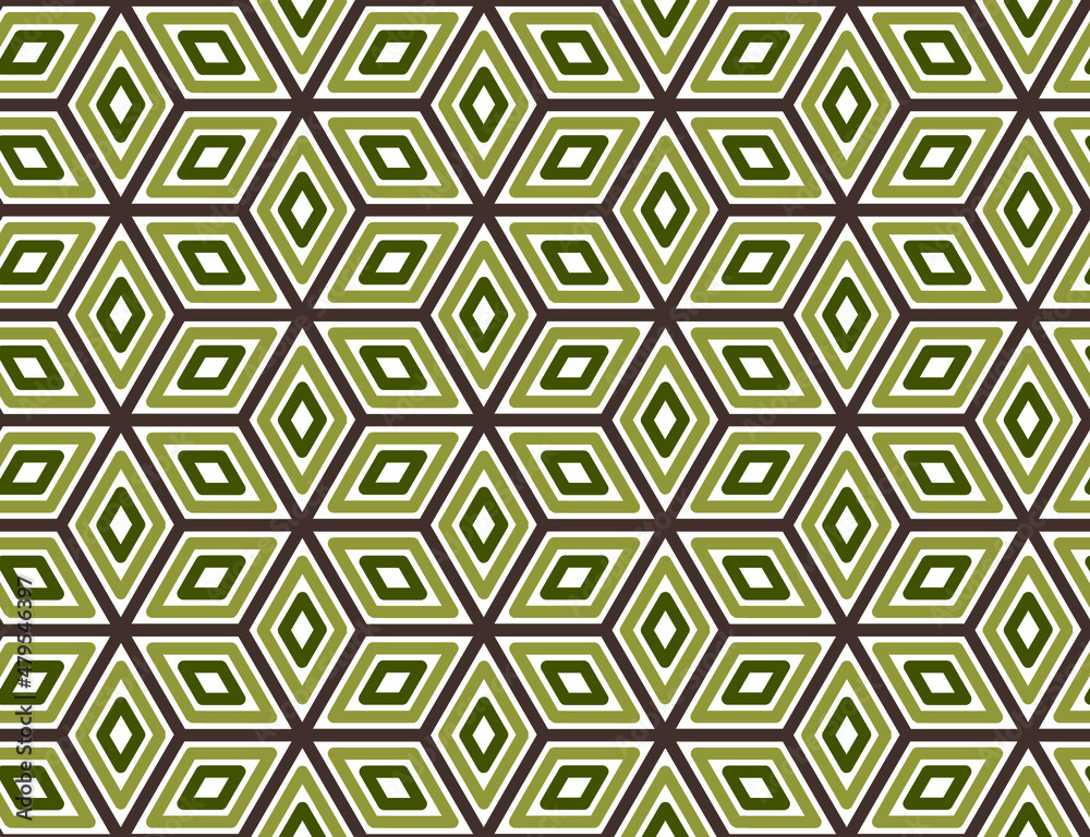 Seamless abstract pattern from geometric hexagonal shapes Seamless abstract pattern from geometric hexagonal shapes