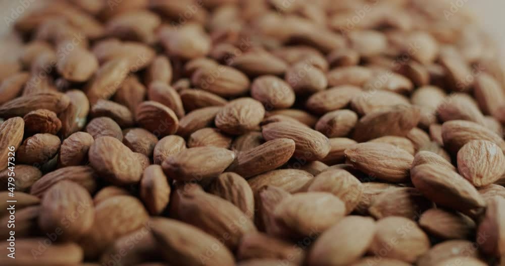 Selected roasted almonds. Useful nuts Selected roasted almonds. Useful nuts