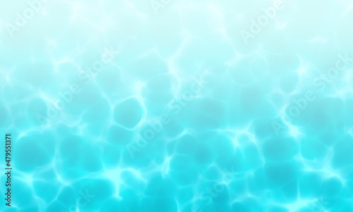 Blue white color water in swimming pool texture background. Use for design summer holiday concept.