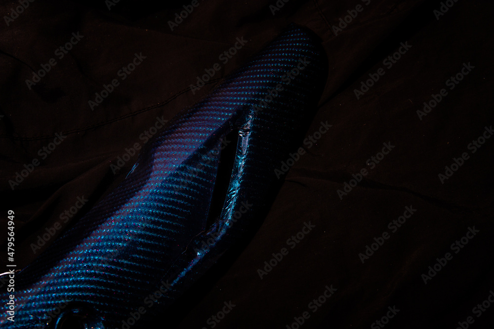 Kevlar paint, special pigment system texturecarbon kevlar texture background and light wall