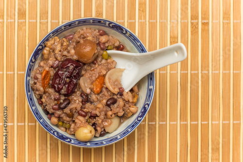 Bowl of chinese laba zhou porridge