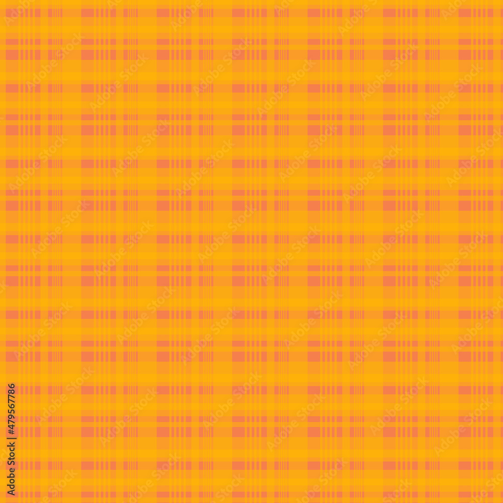 abstract yellow  line seamless pattern on orange background for graphic design decoration