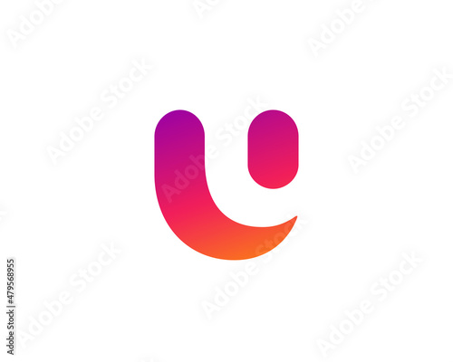 Letter U logo icon design template elements photo