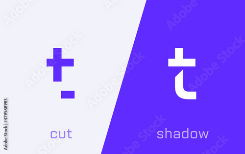 Set of letter T minimal logo icon design template elements