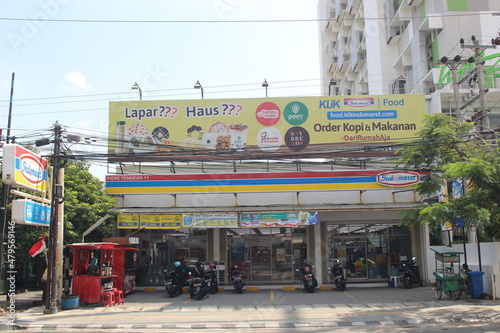 Indomaret is one of the mini markets where you can shop for daily needs in Indonesia