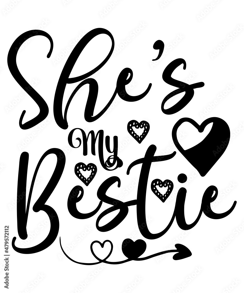 Friendship Svg Bundle, Friends Svg, Best Friends Svg, Besties to the Resties,Best Friends Bundle Svg, Svg files for cricut, silhouette file