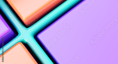 3d render of a colorful abstract background, colorful futuriste background