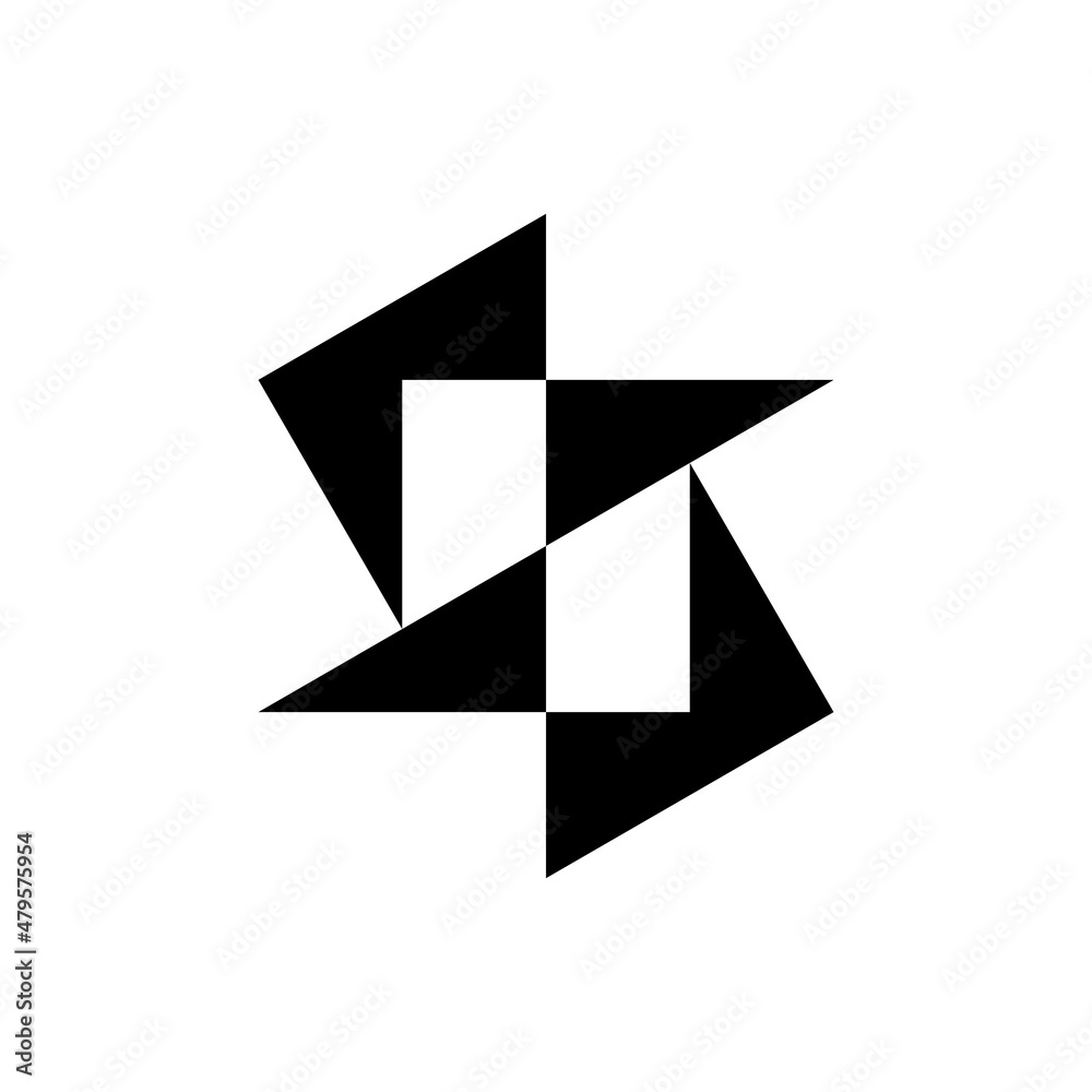 Abstract logo. Geometric abstract logos. Icon design
