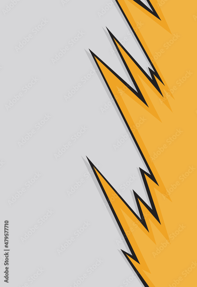 Abstract background with spikes and jagged zigzag line pattern and some copy space area
