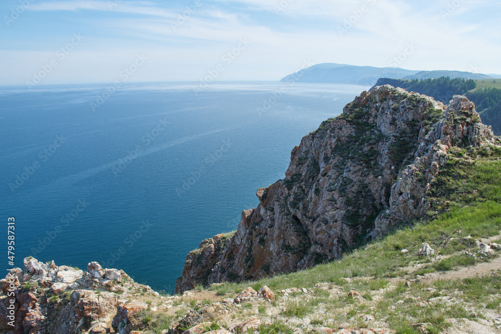 View of Lake Baikal from Olkhon island