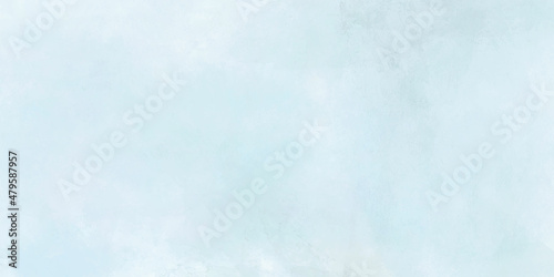 old pastel light blue paper parchment background illustration with wrinkled worn grunge texture design. Abstract watercolor background