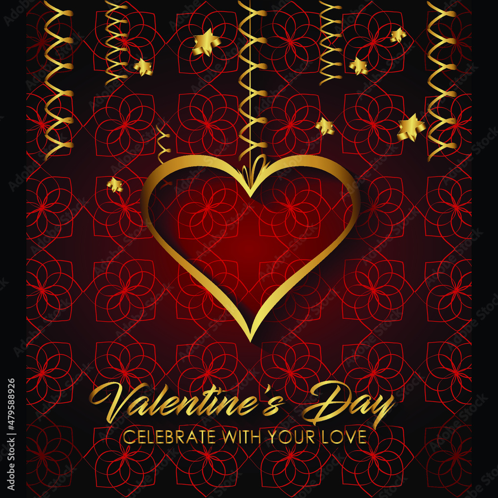 Illustration of love heart greetings background, for happy valentine's day. Illustration of love heart greetings background, for happy valentine's day.
