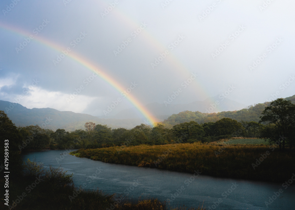 rainbow over the river and cnitch rainbow over the river and cnitch