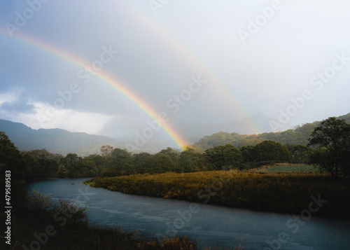 rainbow over the river and cnitch