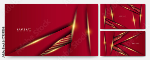 Red and gold background
