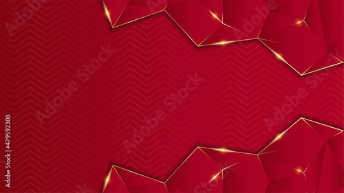 Red and gold background