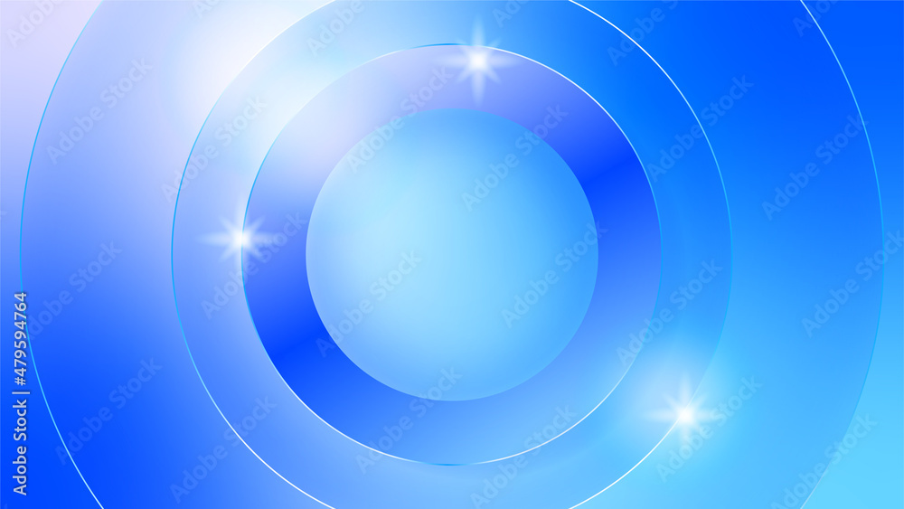Obraz premium Luxury blue gold background. Elegant business presentation banner. Vector illustration.