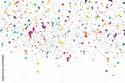 Abstract background with many falling tiny conflicts. vector background