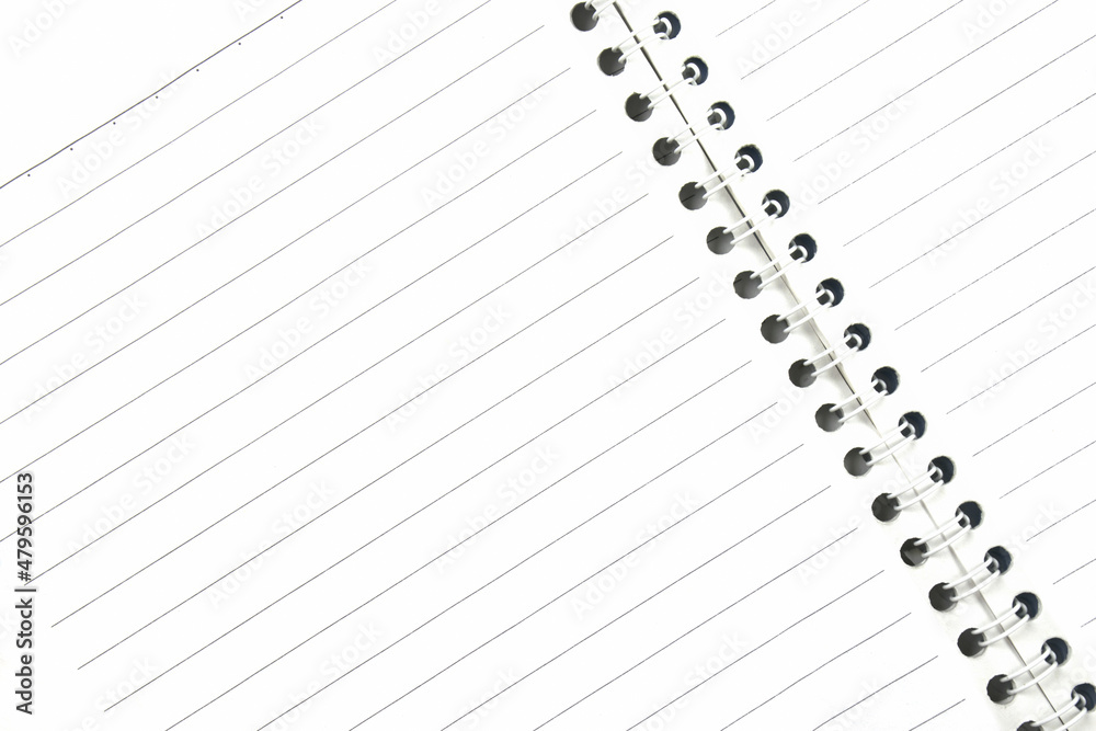 writing pad or notebook close-up. writing pad or notebook close-up.