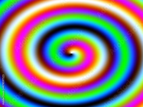 abstract colorful spiral